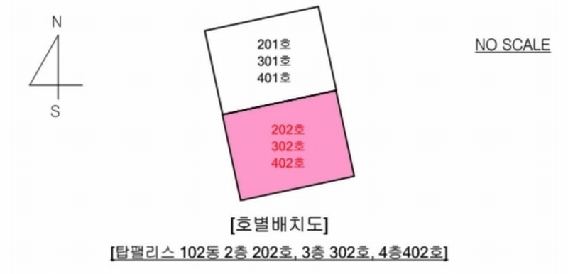 2025타경70725 경기도 포천시 정자동길 113-14, 탑팰리스 102동 3층 302호 다세대(빌라) 경매 이미지