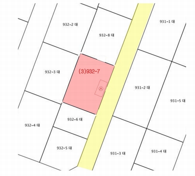 2025타경51529 충청남도 당진시 합덕읍 운산리 932-7 대지 경매 이미지