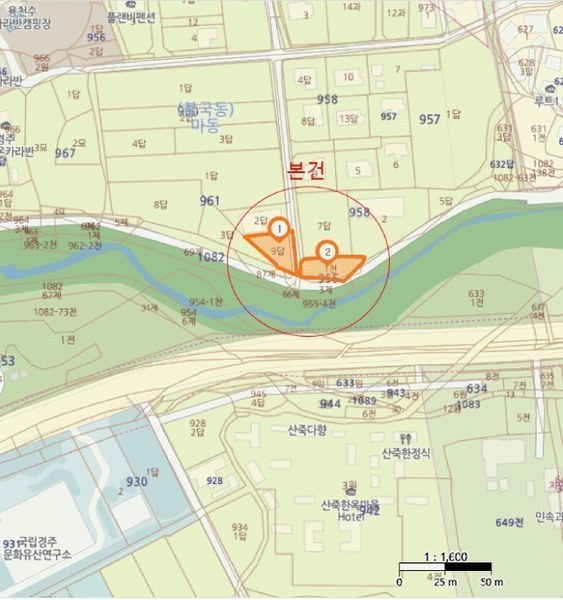2025타경527 경상북도 경주시 마동 955-1 농지 경매 이미지