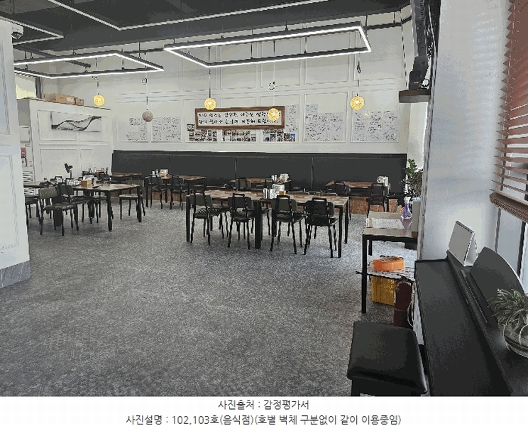 2025타경1399 제주특별자치도 서귀포시 중산간서로 2276, 구분건물 비동 1층 103호 근린상가 경매 이미지