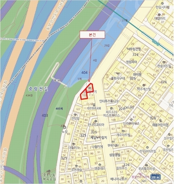 2025타경12111 서울특별시 중랑구 중화동 325-109 다세대(빌라)[공급19평형] 경매 이미지