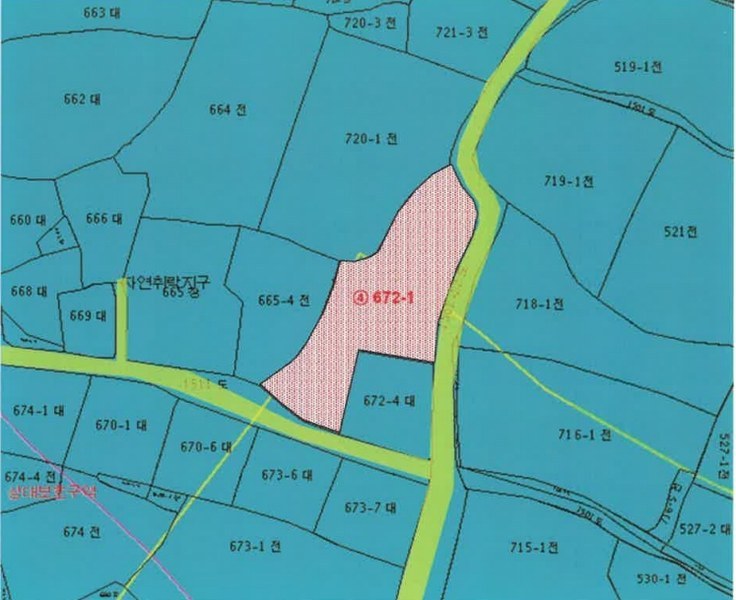 2025타경710 전라남도 여수시 돌산읍 둔전리 672-1 농지 경매 이미지