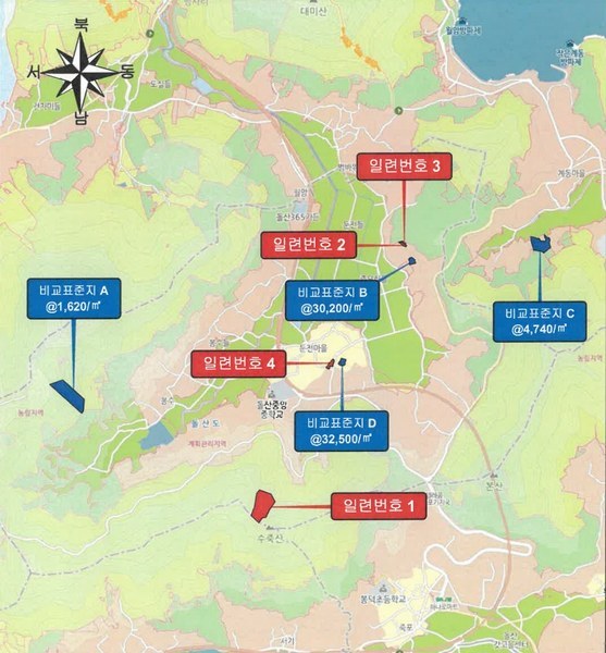 2025타경710 전라남도 여수시 돌산읍 둔전리 112-5 농지 경매 이미지