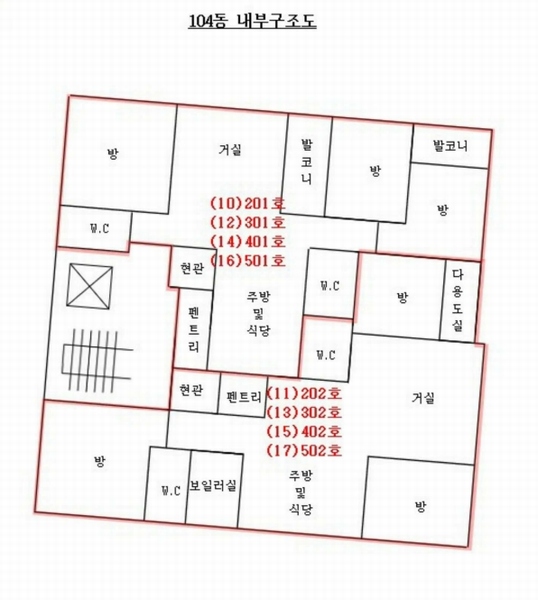 2024타경11145 경기도 화성시 봉담읍 와우로 23-25, 슈팅스타2단지 104동 2층 201호 다세대(빌라) 경매 이미지