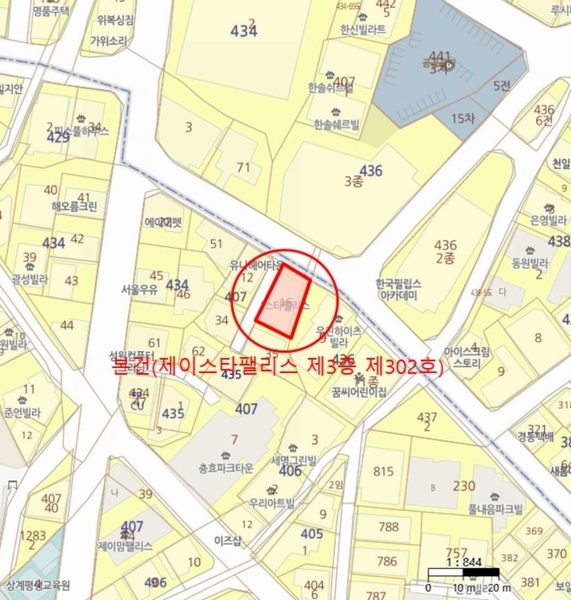 2025타경10409 서울특별시 노원구 상계로9나길 33-1, 제이스타팰리스 3층 302호 다세대(빌라)[공급11평형] 경매 이미지