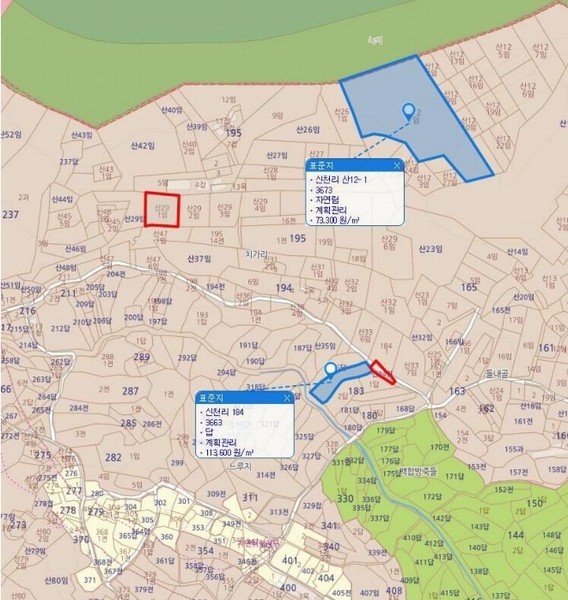 2024타경103983 경기도 화성시 송산면 신천리 산29-1 임야 경매 이미지