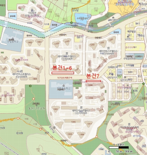 2025타경54432 경기도 용인시 수지구 동천로153번길 7, 한빛마을래미안이스트팰리스1단지 상가동 1층 1블록-9호 근린상가 경매 이미지