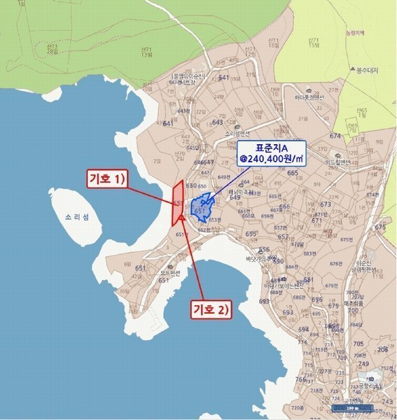 2025타경361 전북특별자치도 부안군 변산면 격포리 651-59 농지 경매 이미지
