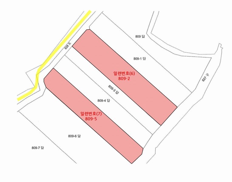 2025타경368 전북특별자치도 부안군 줄포면 파산리 809-5 농지 경매 이미지