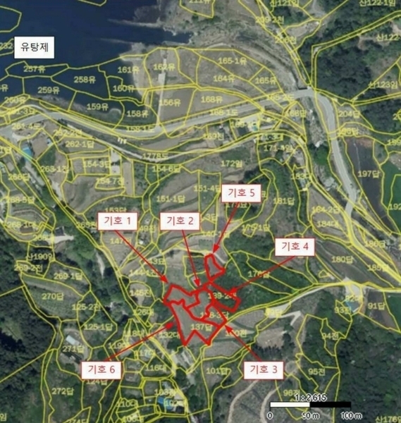 2025타경32312 전라남도 장성군 장성읍 유탕리 140-2 대지 경매 이미지
