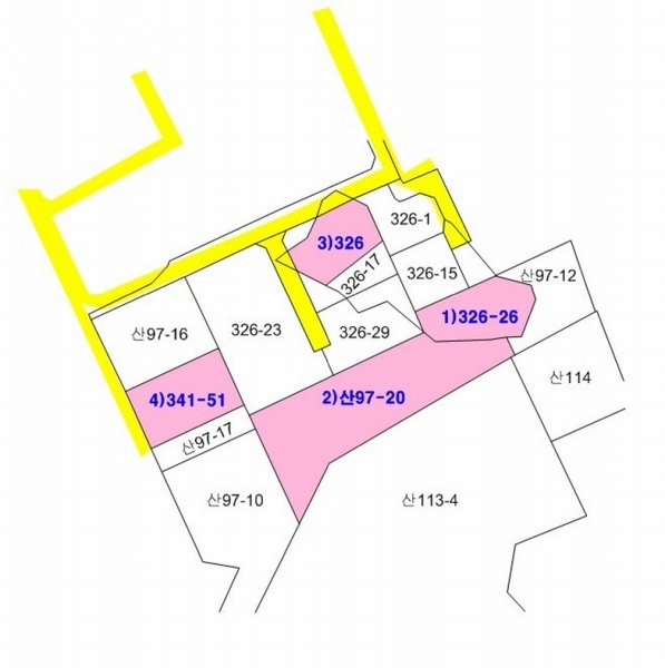 2024타경1886 충청남도 논산시 은진면 시묘리 326-2 임야 경매 이미지