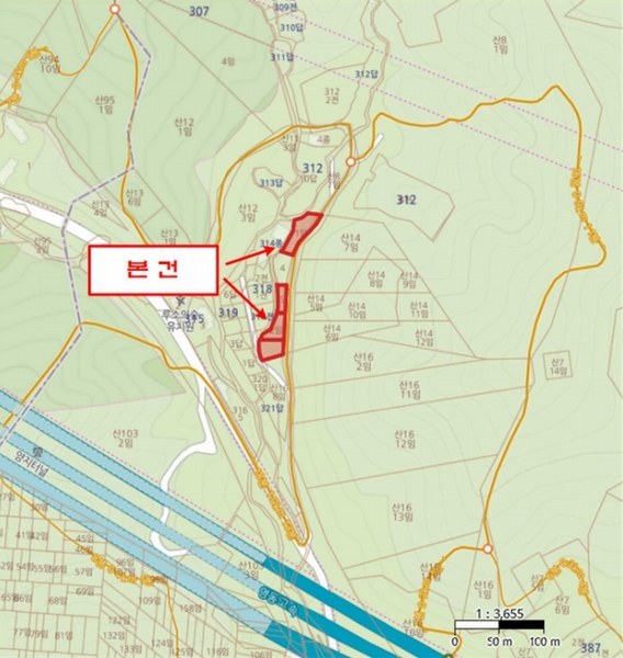2024타경12544 경기도 용인시 처인구 양지면 양지리 314-2 임야 경매 이미지