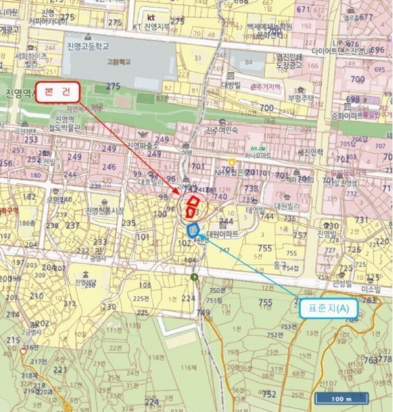 2025타경11855 경상남도 김해시 진영읍 여래리 743-3 대지 경매 이미지