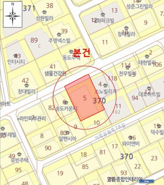 2025타경10468 서울특별시 강서구 월정로32길 54, 큐브포 5층 503호 다세대(빌라) 경매 이미지