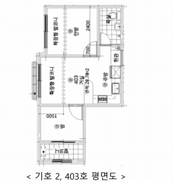 2024타경120591 서울특별시 관악구 신림로31가길 5, 다인캐슬 비동 4층 403호 다세대(빌라)[공급14평형] 경매 이미지