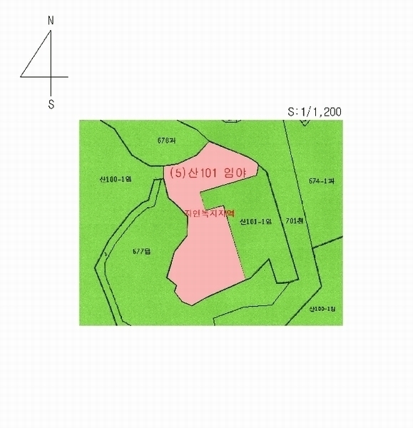 2025타경4998 부산광역시 기장군 기장읍 내리 산101 임야 경매 이미지