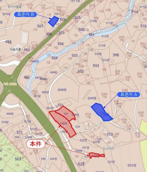 2025타경731 충청남도 당진시 송악읍 가학리 537 대지 경매 이미지