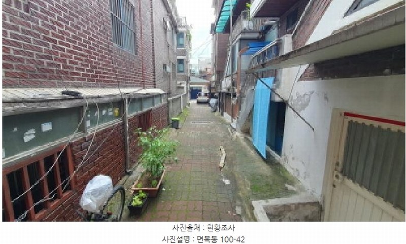 2025타경2262 서울특별시 중랑구 면목동 100-42 도로 경매 이미지