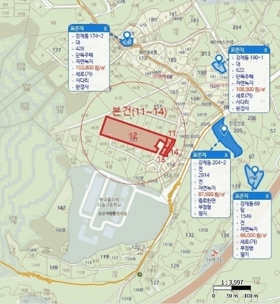 2025타경136 충청북도 제천시 강제동 157-9 과수원 경매 이미지
