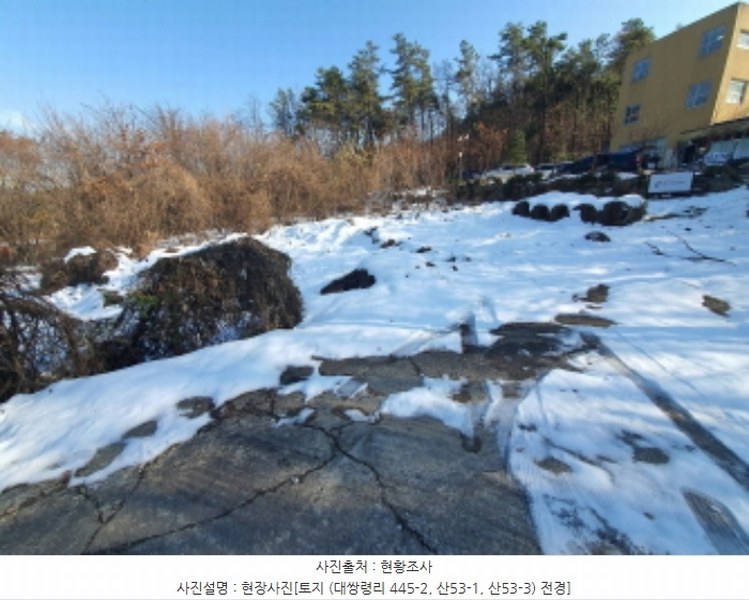 2024타경70321 경기도 광주시 초월읍 대쌍령리 445-2 임야 경매 이미지