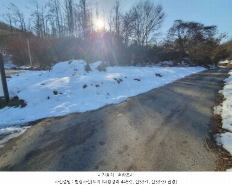 2024타경70321 경기도 광주시 초월읍 대쌍령리 445-2 임야 경매 이미지