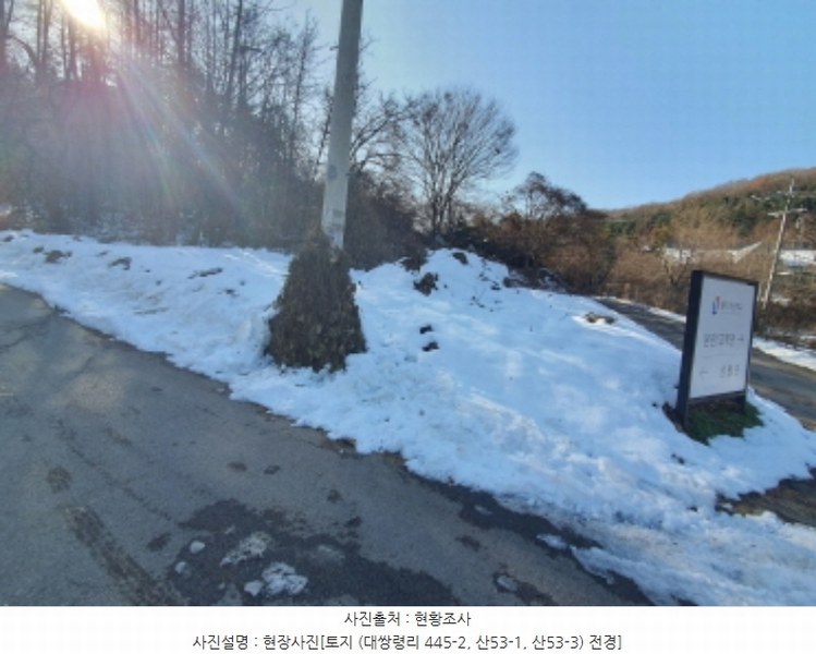 2024타경70321 경기도 광주시 초월읍 대쌍령리 445-2 임야 경매 이미지