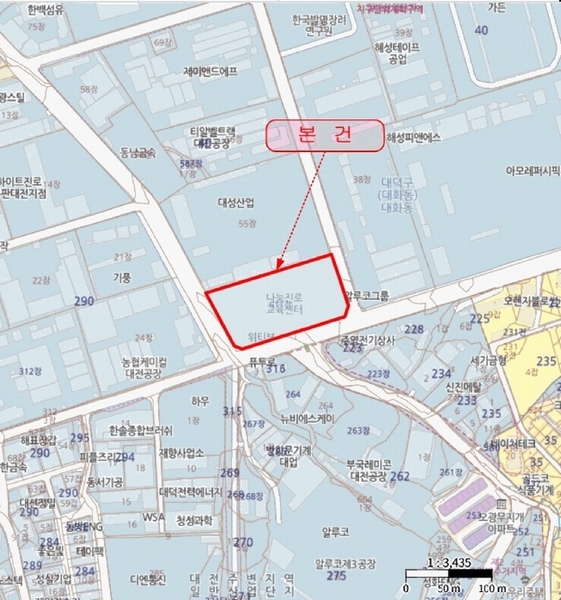 2025타경502909 대전광역시 대덕구 대화동 611 아파트형공장 경매 이미지