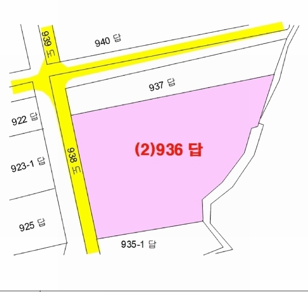 2025타경503034 충청남도 금산군 금성면 양전리 936 농지 경매 이미지