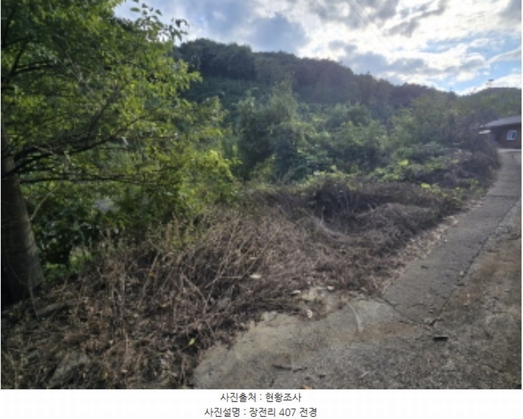 2024타경11885 경상남도 합천군 쌍백면 장전리 407 농지 경매 이미지