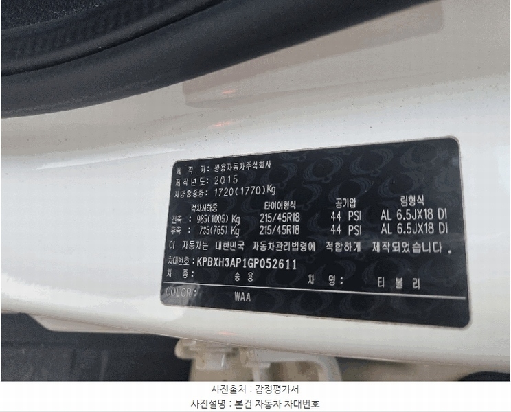 2026타경50928 경기도 용인시 기흥구 영덕동 1123-1 티볼리 경매 이미지