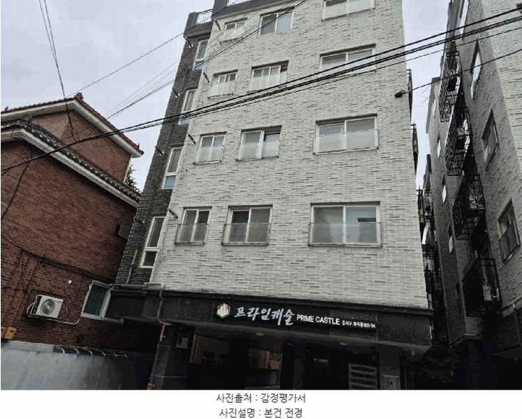 2025타경10568 서울특별시 강서구 곰달래로57길 58, 프라임캐슬 B동 2층 201호 다세대(빌라)[공급10평형] 경매 이미지