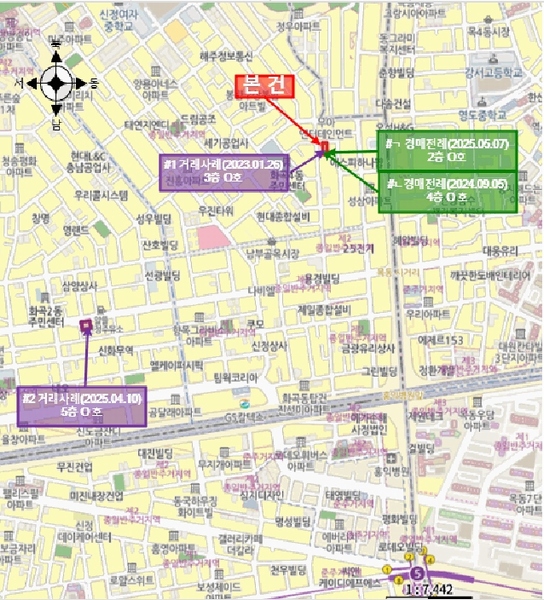 2025타경10568 서울특별시 강서구 곰달래로57길 58, 프라임캐슬 B동 2층 201호 다세대(빌라)[공급10평형] 경매 이미지