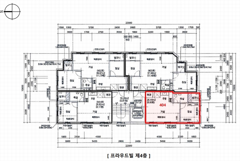 2025타경10588 서울특별시 금천구 독산로24마길 31, 프라우드빌 4층 404호 다세대(빌라)[공급9평형] 경매 이미지