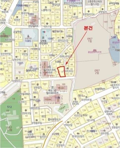 2023타경3835 서울특별시 관악구 남현7길 51, 한샘타운 6층 602호 다세대(빌라)[공급19평형] 경매 이미지