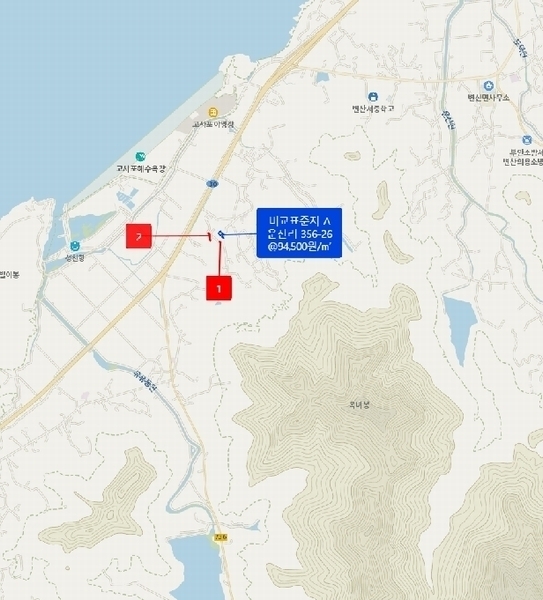 2025타경367 전북특별자치도 부안군 변산면 운산리 356-196 농지 경매 이미지