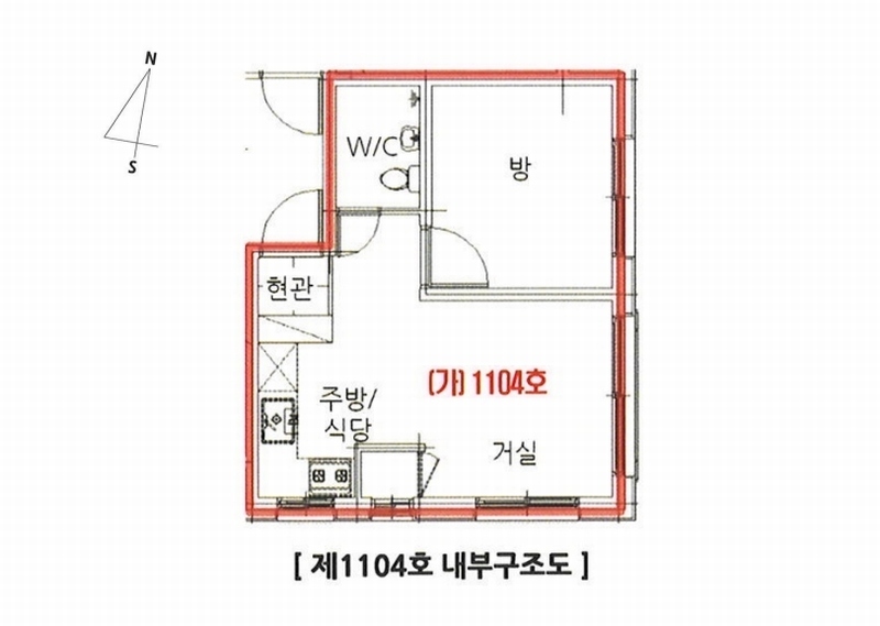 2025타경10719 서울특별시 양천구 중앙로 333, 로빈시그니쳐 11층 1104호 오피스텔 경매 이미지