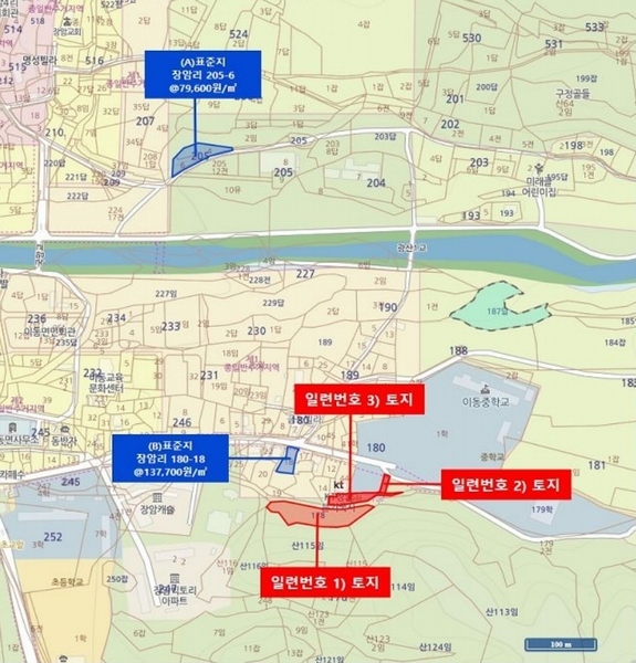 2025타경72055 경기도 포천시 이동면 장암리 180-53 학교용지 경매 이미지