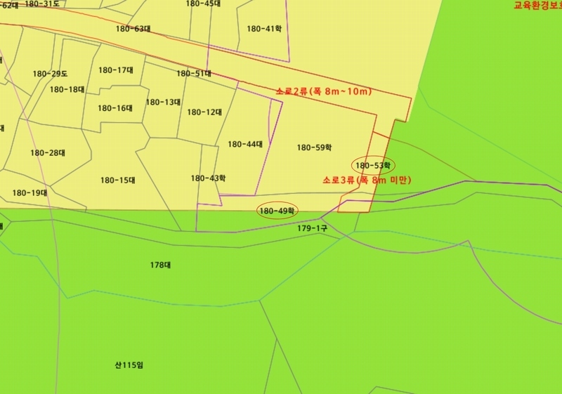 2025타경72055 경기도 포천시 이동면 장암리 180-53 학교용지 경매 이미지