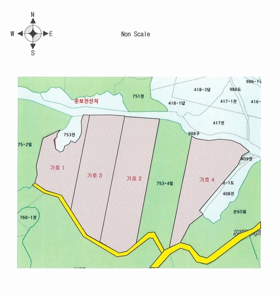 2024타경74303 경기도 파주시 군내면 읍내리 753-5 임야 경매 이미지