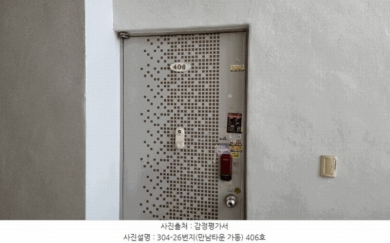 2025타경614 경기도 평택시 서동대로 1909, 만남타운 가동 4층 406호 다세대(빌라) 경매 이미지