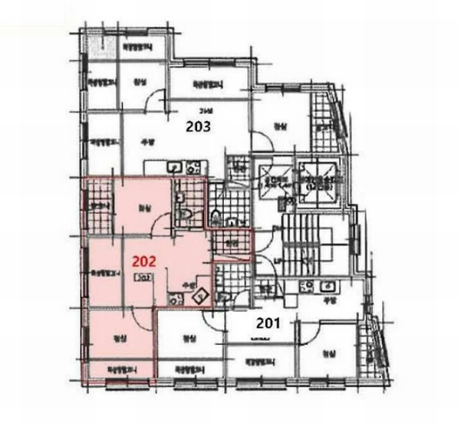 2025타경10801 서울특별시 구로구 개봉로11길 63-21, 삼원아이빌비 2층 202호 다세대(빌라) 경매 이미지