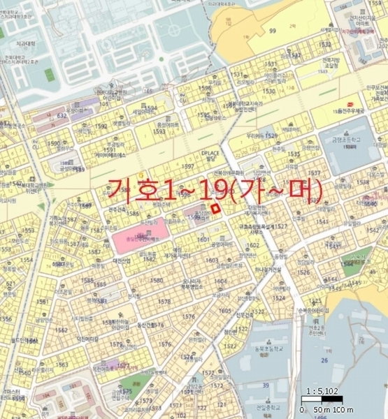 2025타경581 전북특별자치도 전주시 덕진구 금암동 1599-9 다세대(빌라) 경매 이미지