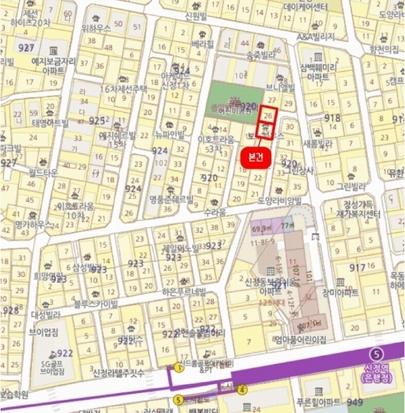 2025타경10846 서울특별시 양천구 오목로35길 15-4, 보노하우스 2층 202호 다세대(빌라)[공급14평형] 경매 이미지