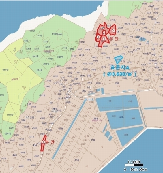 2025타경507 전라남도 신안군 지도읍 어의리 434 농지 경매 이미지