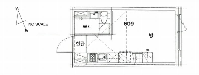 2023타경61278 서울특별시 강동구 진황도로27길 23, 에스아이팰리스 6층 609호 오피스텔[계약8평형] 경매 이미지