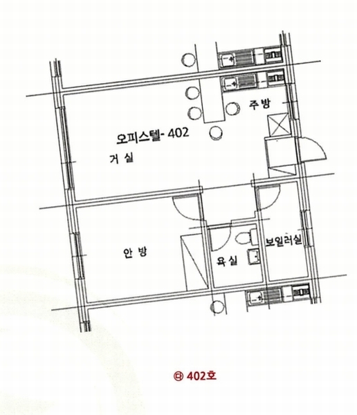 2025타경11493 울산광역시 북구 산하중앙2로 204울산광역시 북구 산하중앙○○○○, 센트로블루빌딩 4층 402호센트로블○○ 오피스텔 경매 이미지