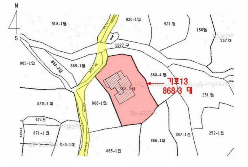 2025타경10414 경상남도 밀양시 산내면 용전리 868-3 교육시설 경매 이미지