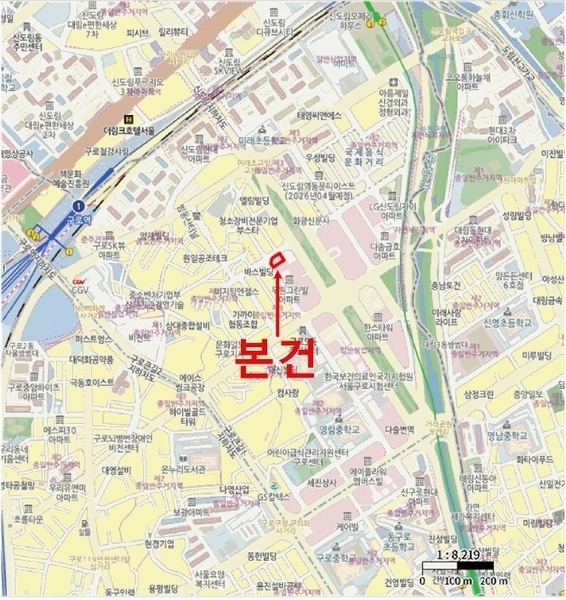 2025타경10929 서울특별시 구로구 공원로7길 11, 종인아네스트 14층 1407호 오피스텔[계약11평형] 경매 이미지