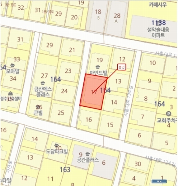 2025타경10992 서울특별시 금천구 시흥대로134길 45-6, 마인드빌 비동 4층 401호 다세대(빌라)[공급10평형] 경매 이미지
