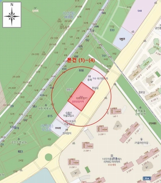 2025타경503632 세종특별자치시 보람동 711 근린상가 경매 이미지